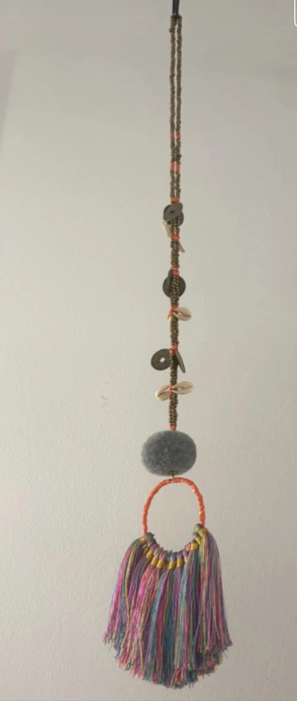 Collar hippie chic con flecos y conchas. – photo 3